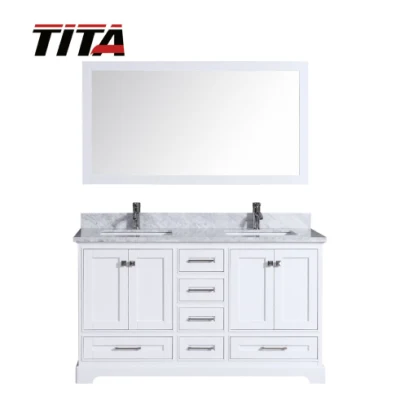 Solid Wood Bathroom Vanity Cabinet T9311